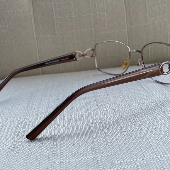 Kirkland Signature Women Eyeglasses/Sunglasses Frame PARADISE TAUPE Tone Italy - Picture 12 of 12